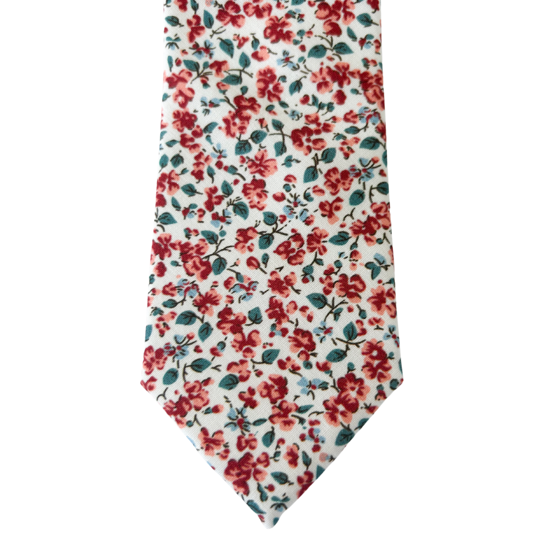 Brooks Floral Boys Regular Tie