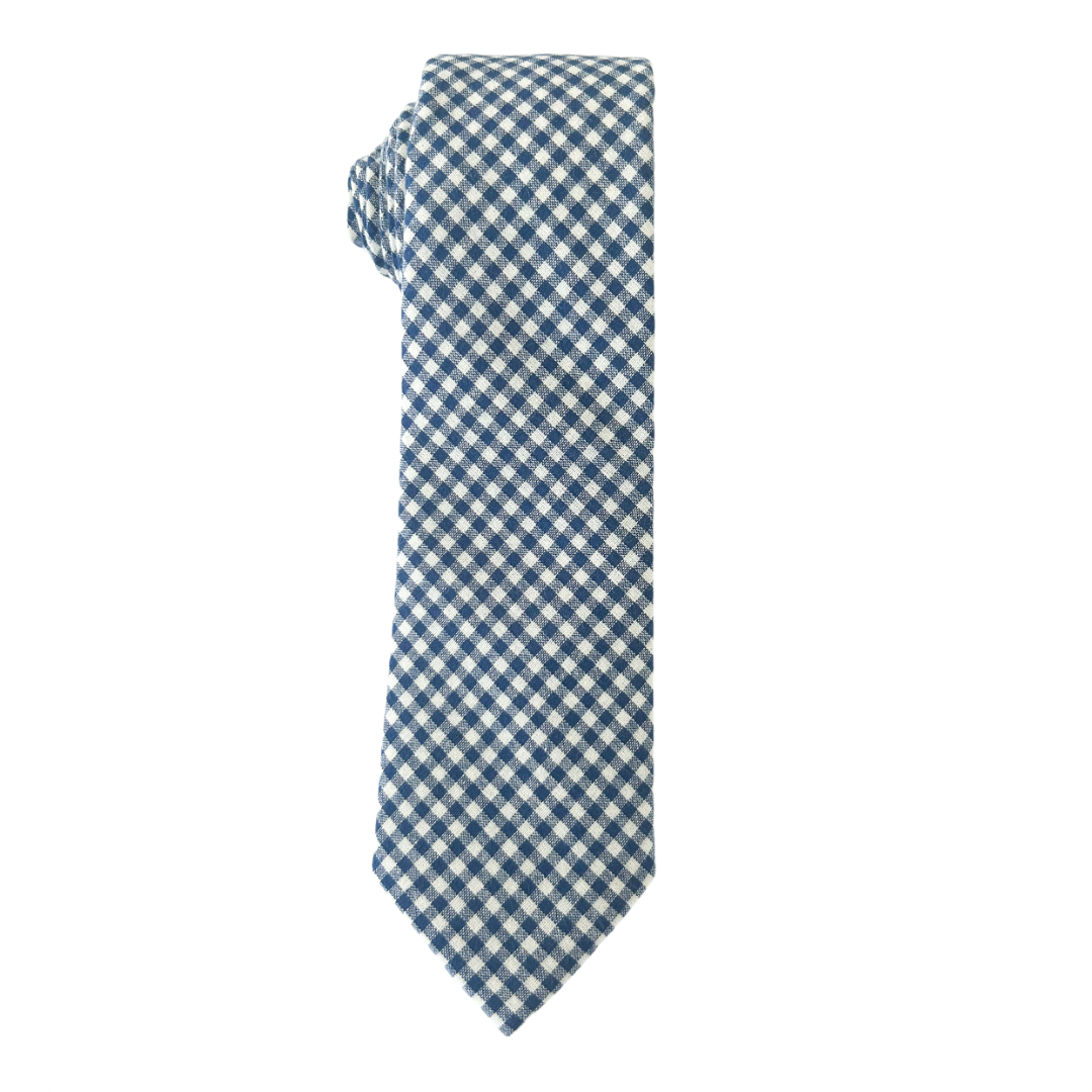 Miles Gingham Mens Tie
