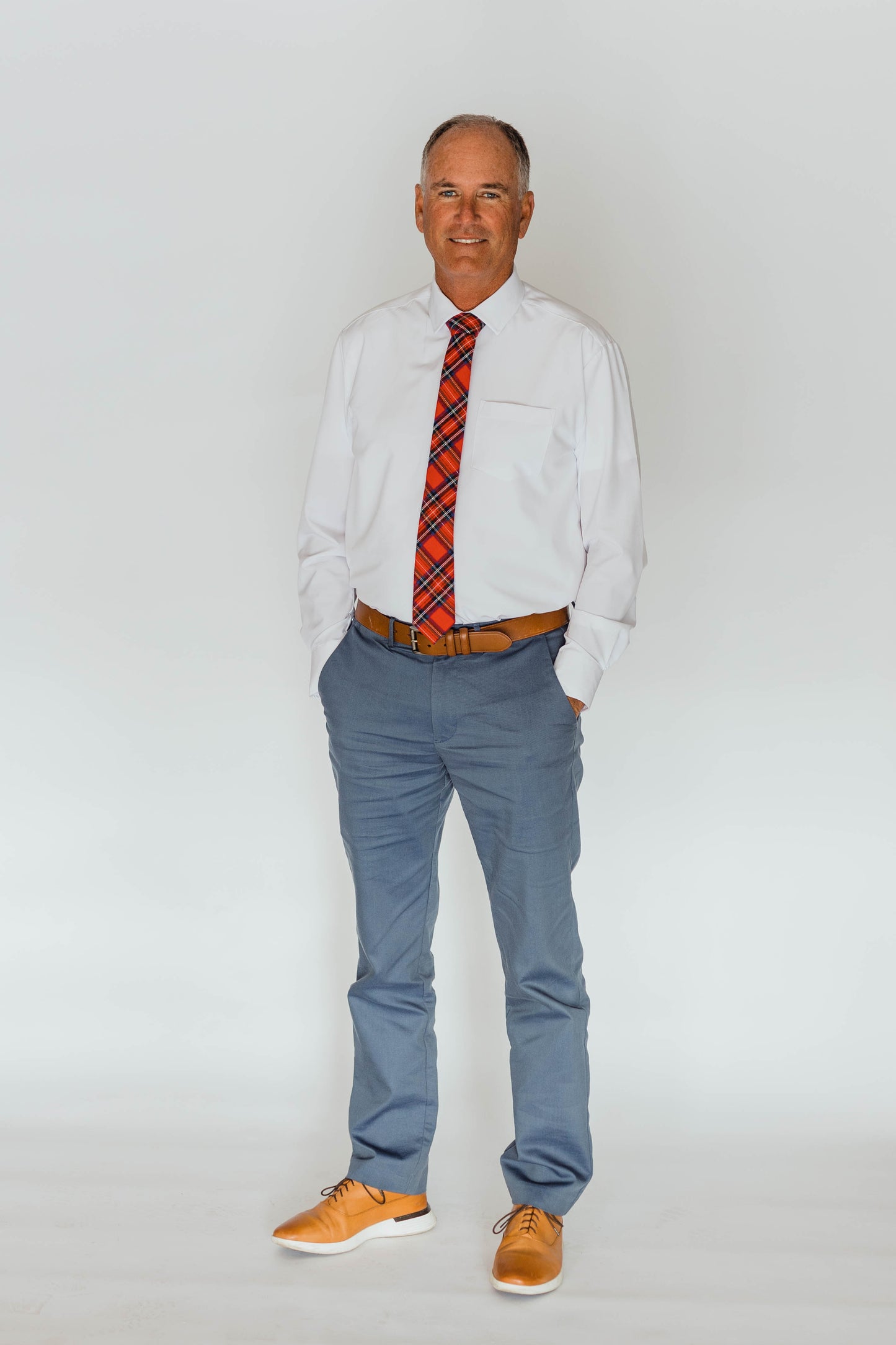 Classic Christmas Plaid Tie