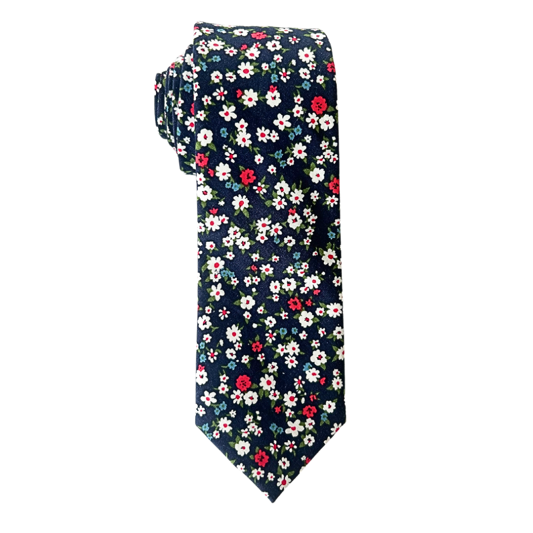 Freedom Floral Boys Regular Tie