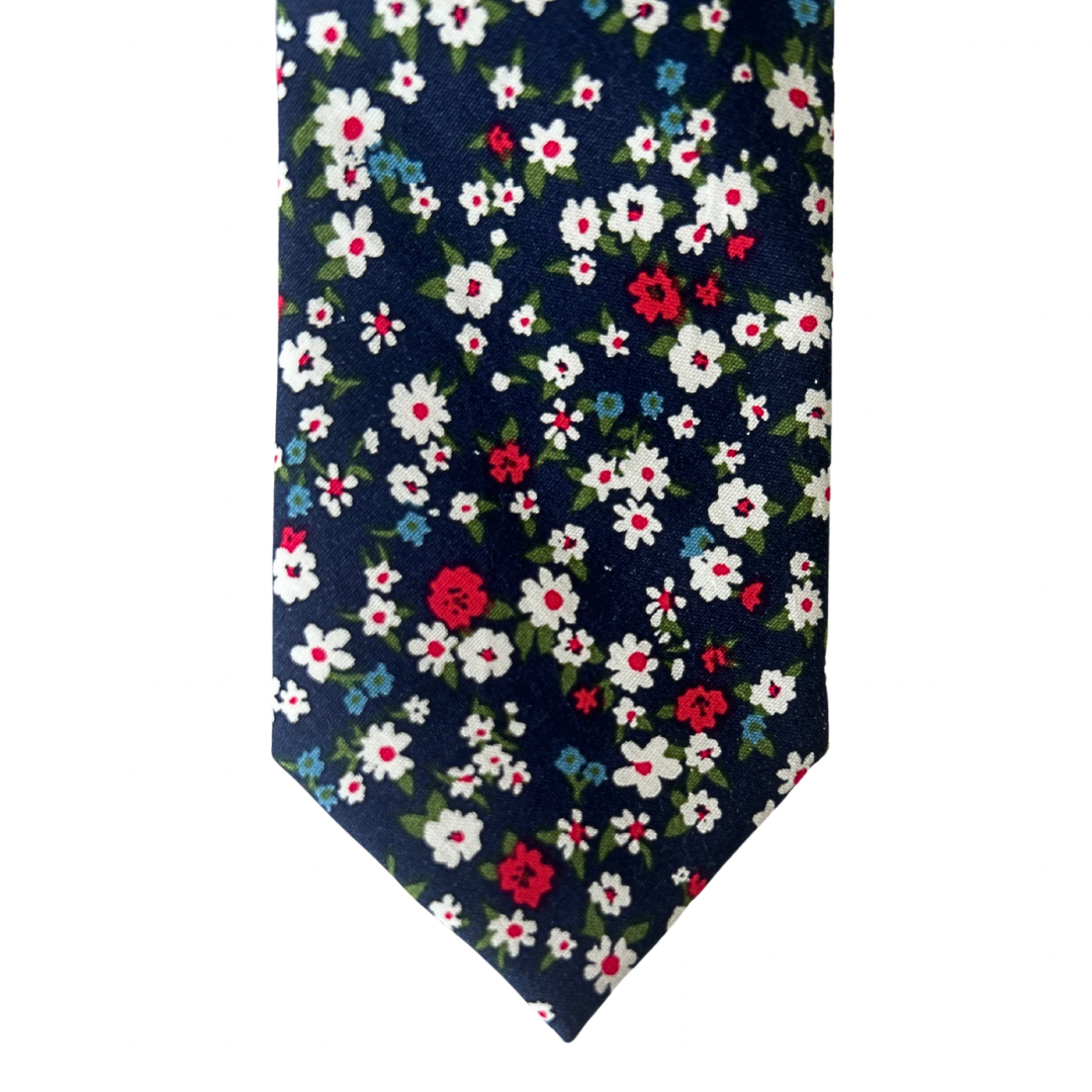 Freedom Floral Boys Regular Tie