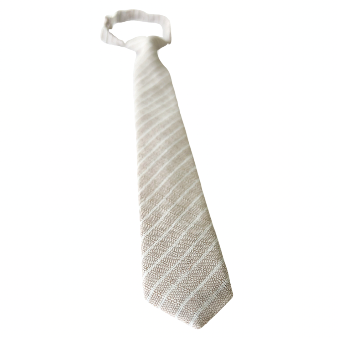Sandy Stripe Boys Pre-Tied Tie