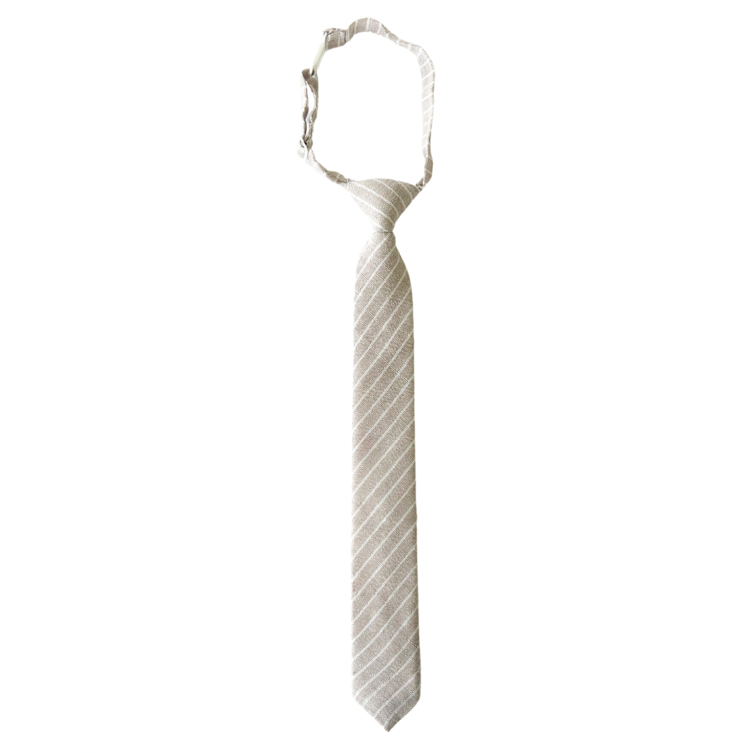 Sandy Stripe Boys Pre-Tied Tie