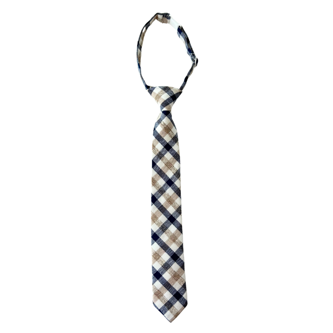 Riggs Plaid Boys Pre-Tied Tie
