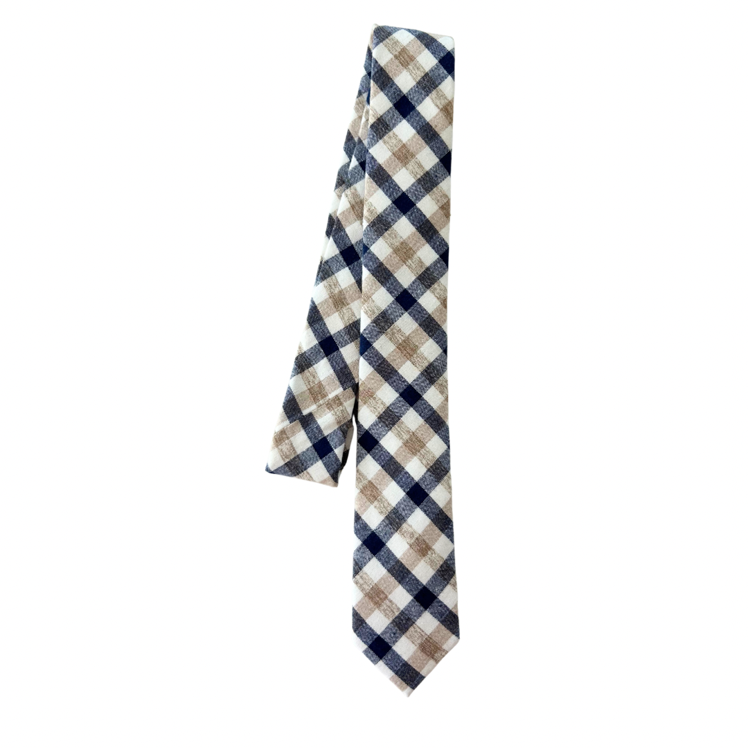 Riggs Plaid Boys Regular Tie