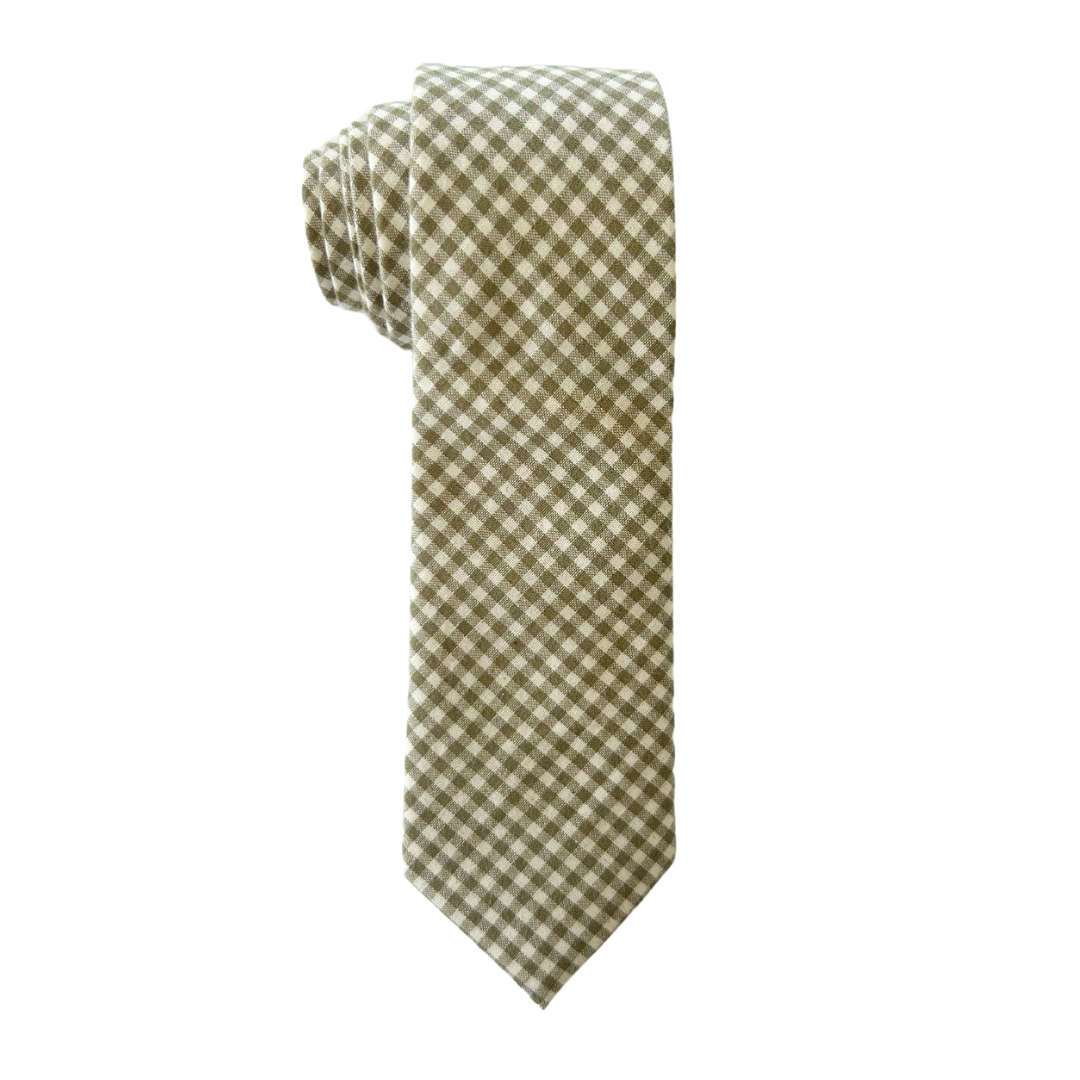 Jack Gingham Boys Regular Tie