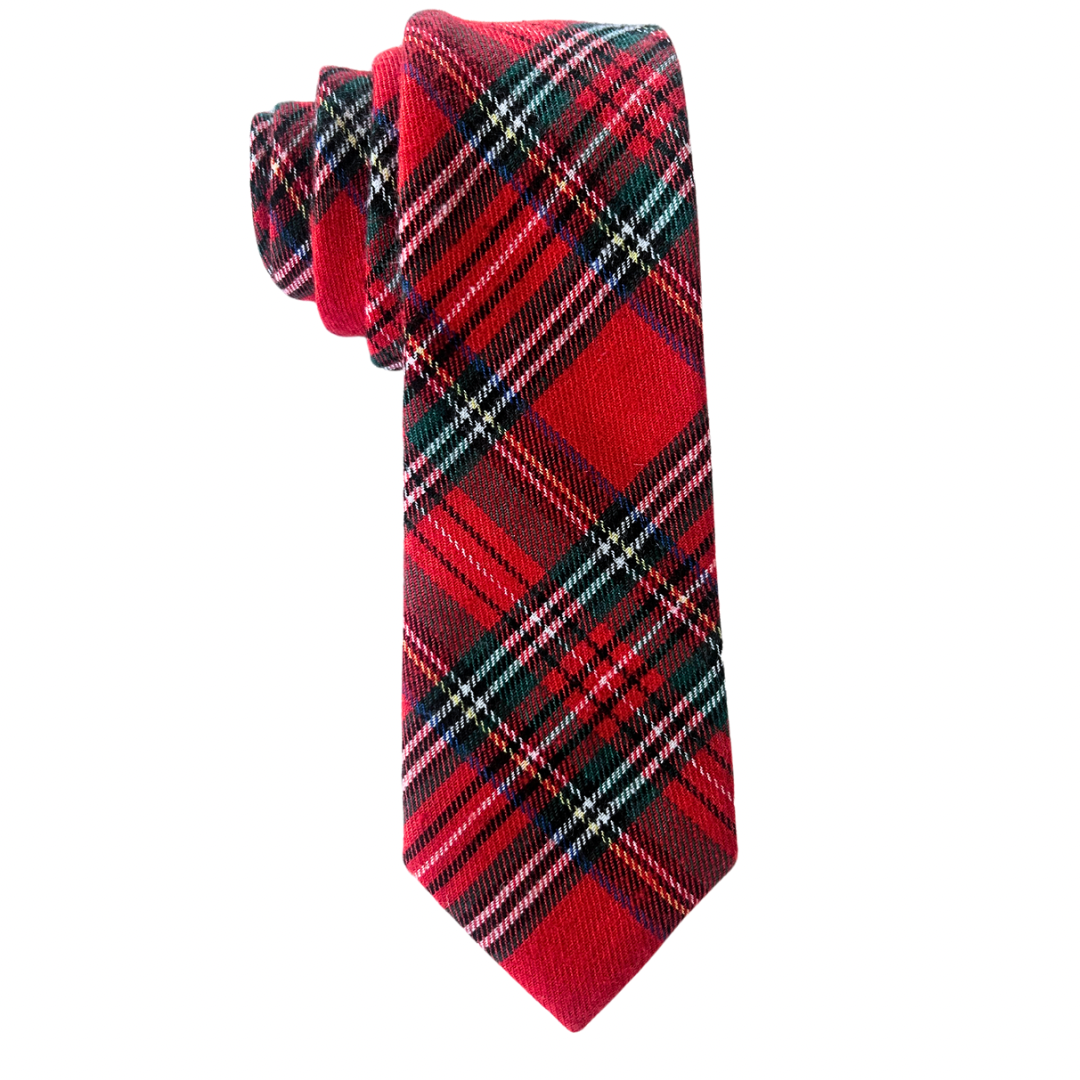 Classic Christmas Plaid Mens Tie (2024)