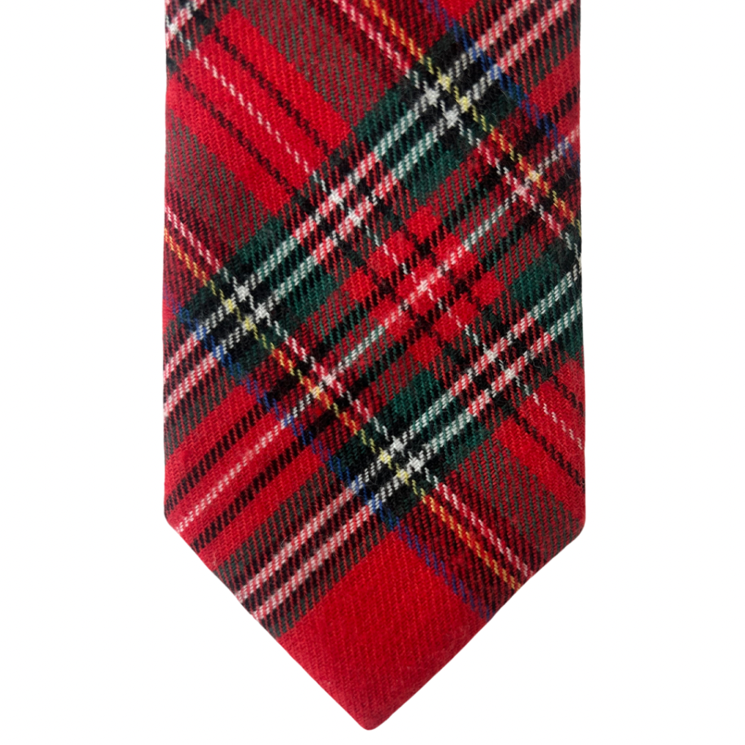 Classic Christmas Plaid Mens Tie (2024)