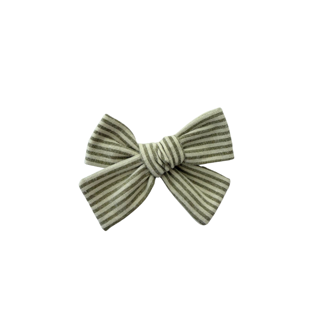 Carson Stripe Petite Hair Bow