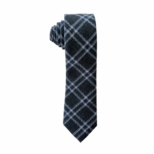 Weston Blue Plaid Tie