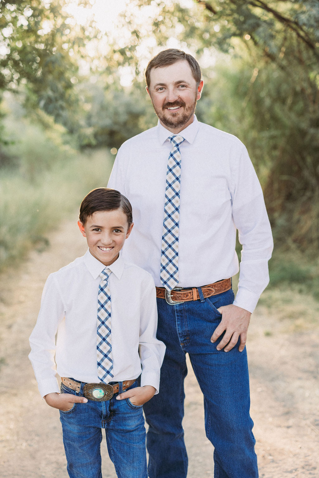 Riggs Plaid Boys Regular Tie