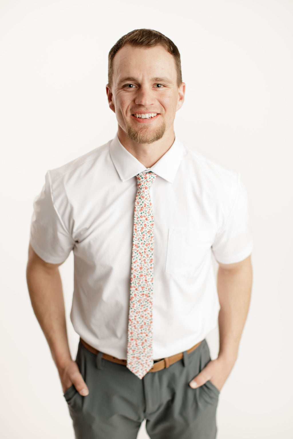 Brooks Floral Mens Tie