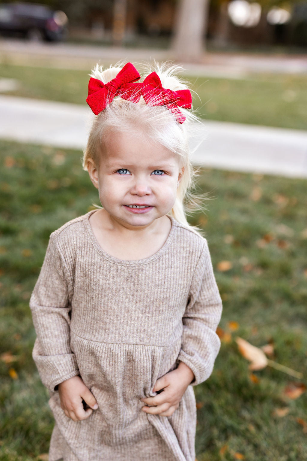 Nicholas Red Petite Hair Bow