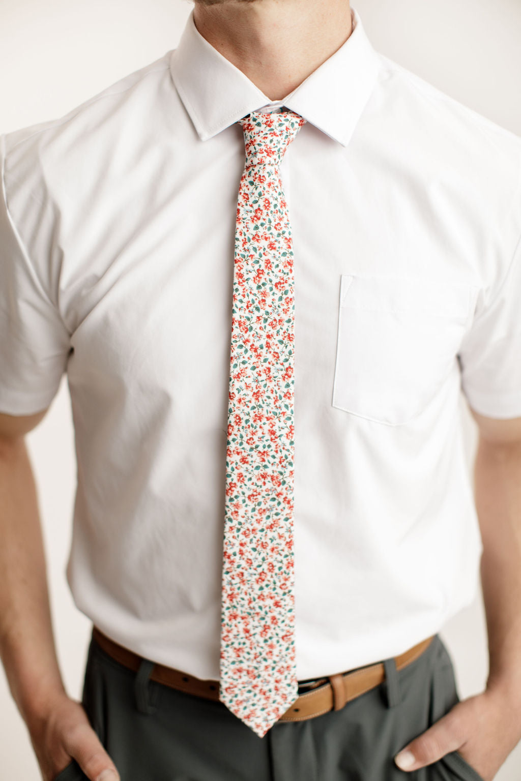 Brooks Floral Mens Tie