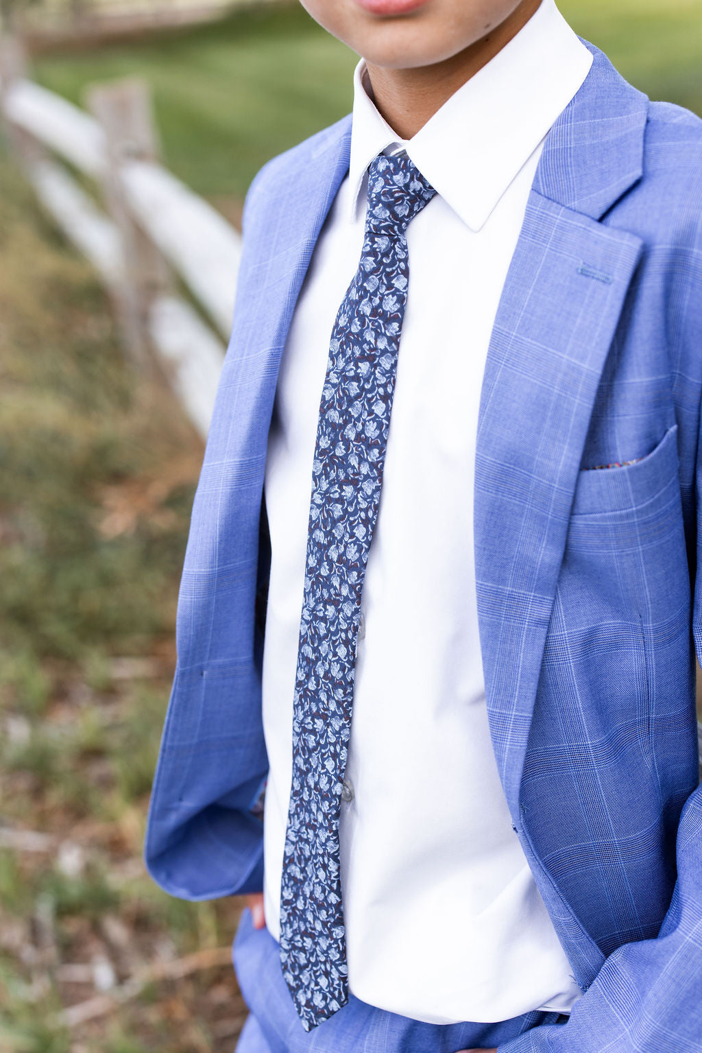 Brody Floral Boys Pre-Tied Tie