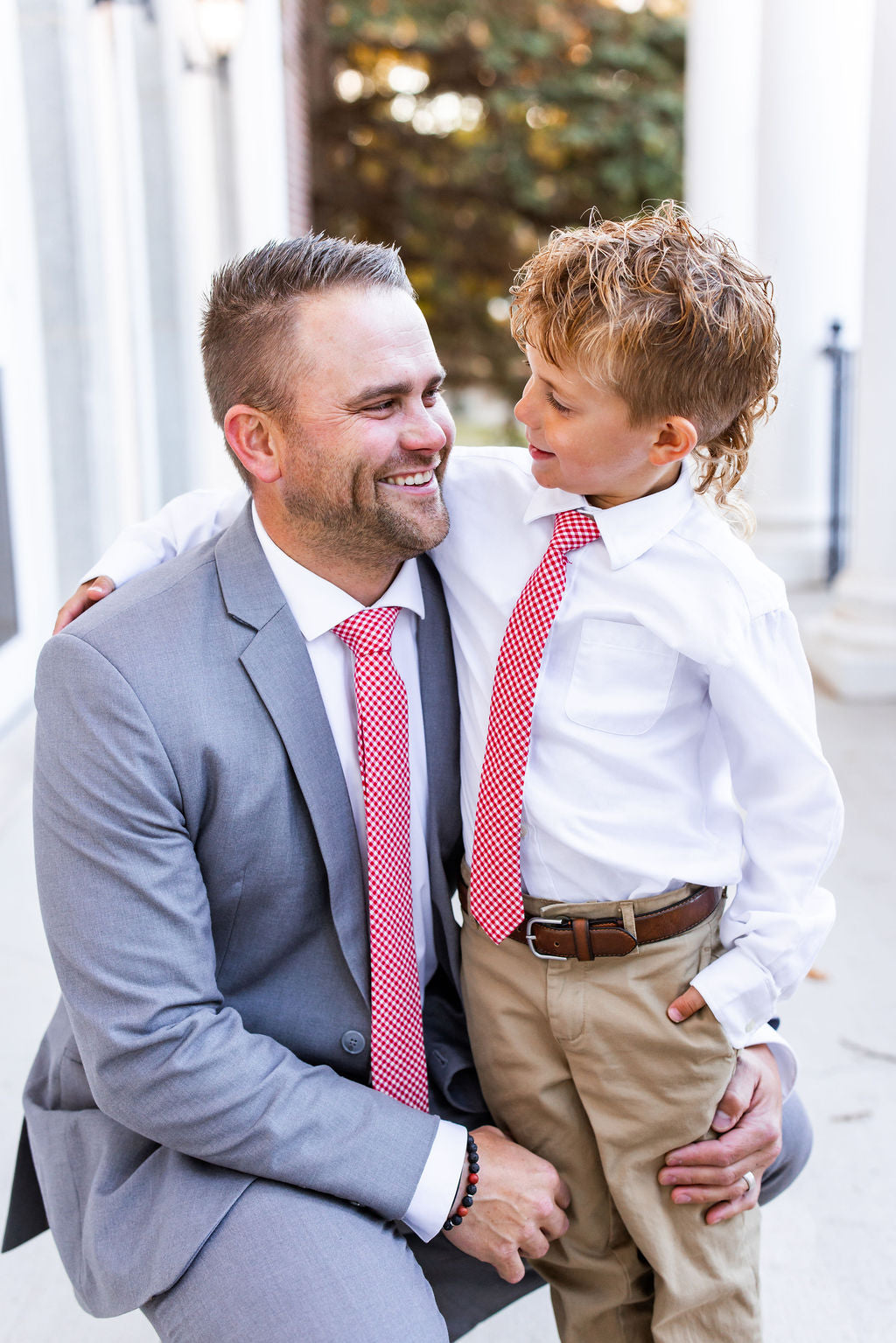 Ralphie Red Gingham Mens Tie