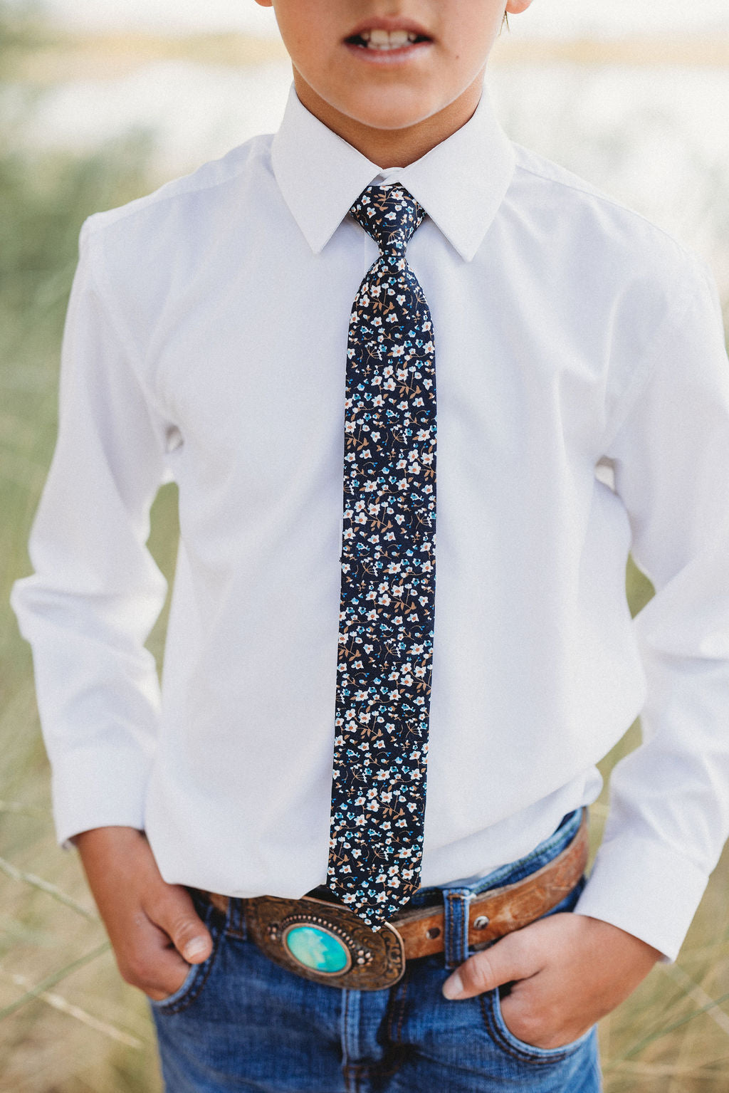 Hayes Floral Boys Pre-Tied Tie