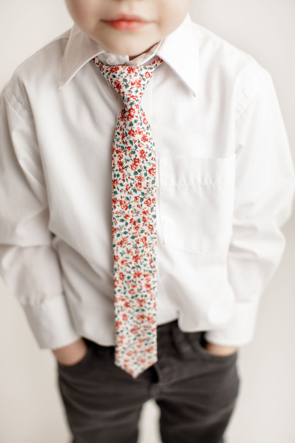 Brooks Floral Boys Pre-Tied Tie