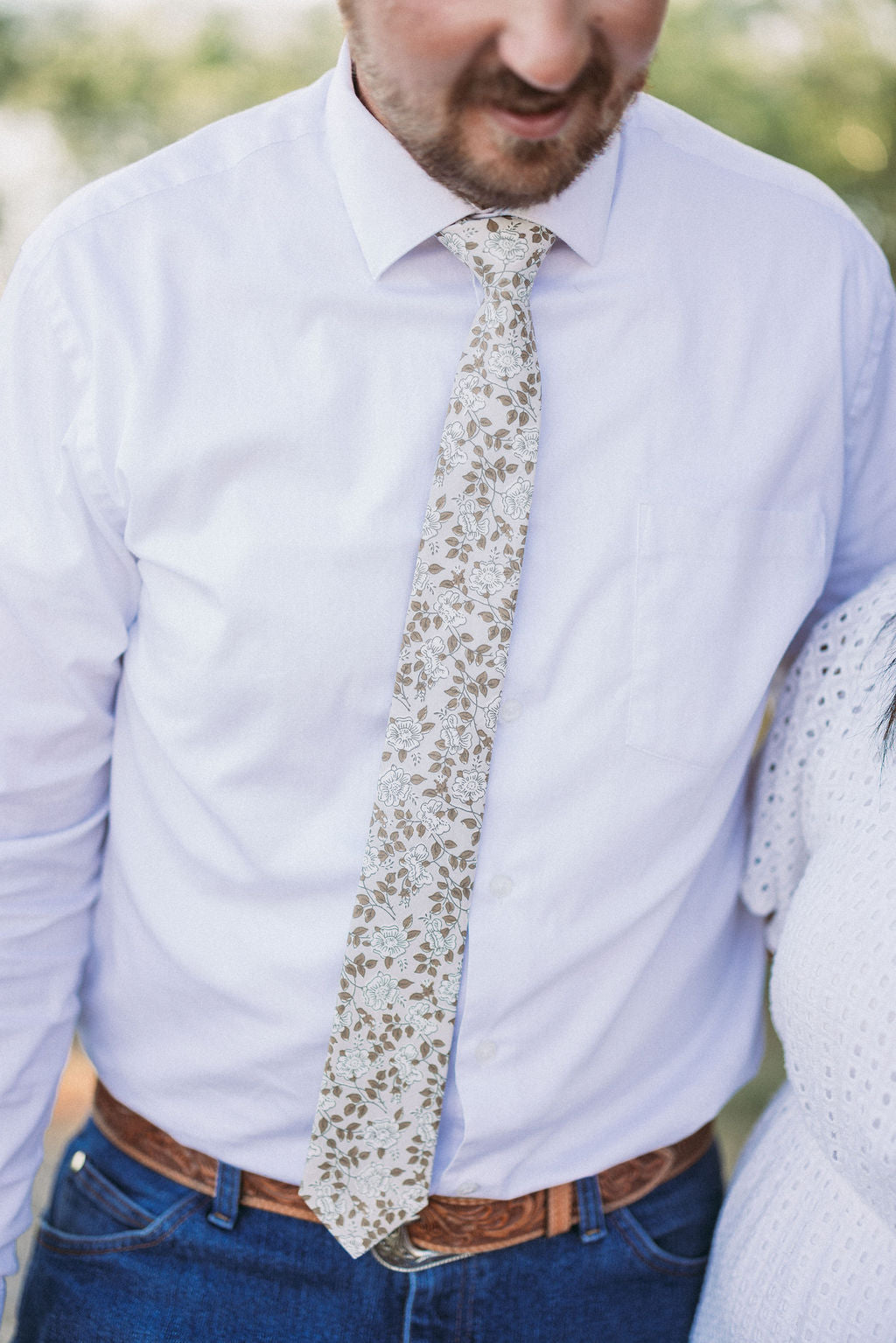 Wren Floral Mens Tie