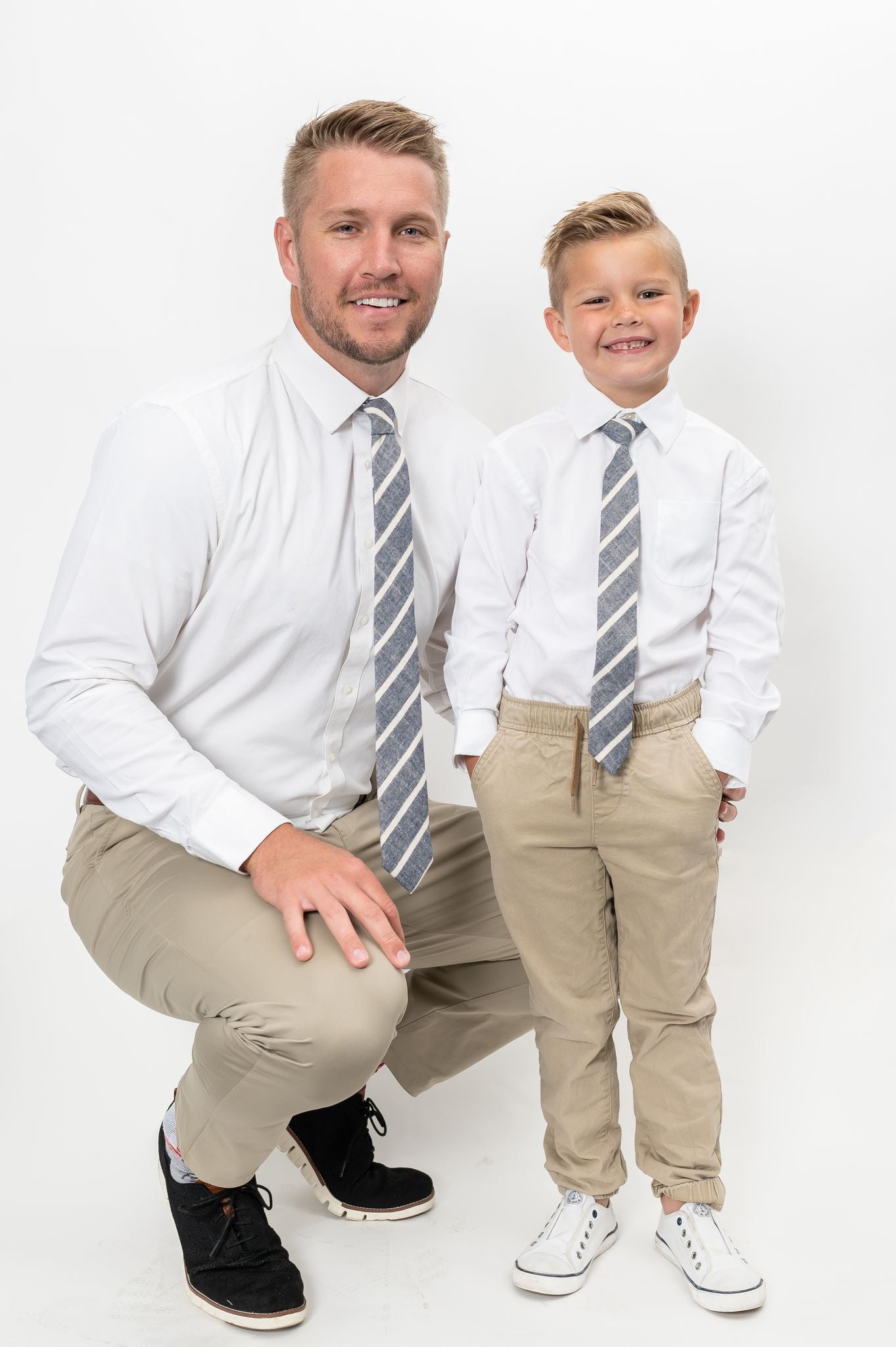 Patriot Stripe Boys Pre-Tied Tie