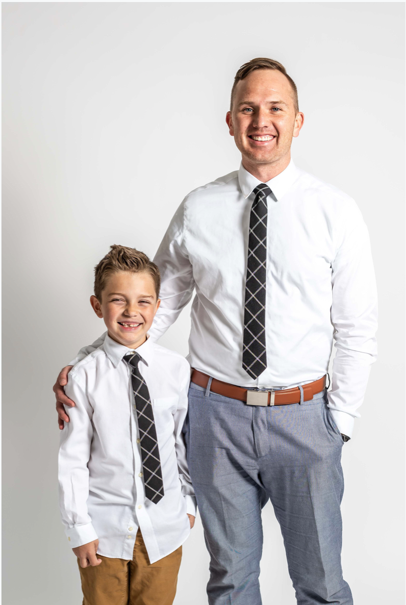 Carbon Mens Tie