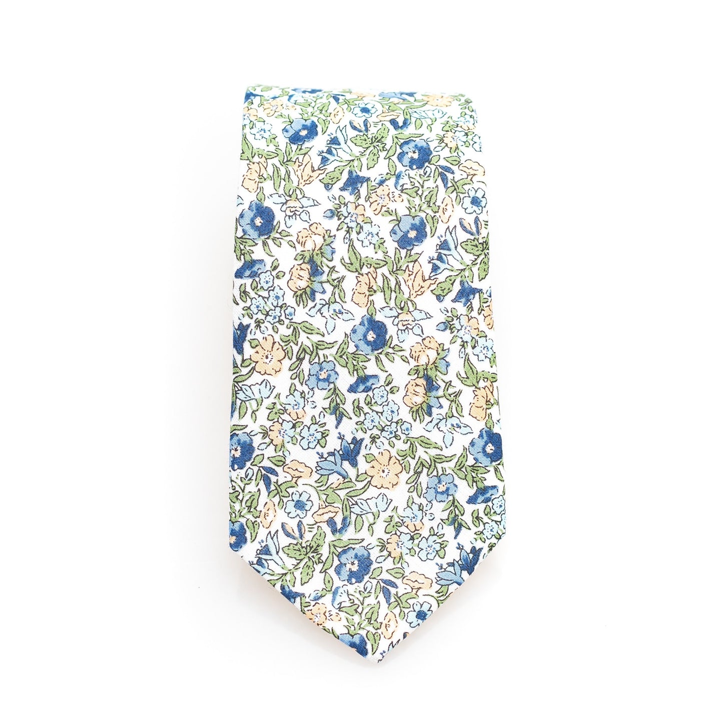 Peachy Floral Tie