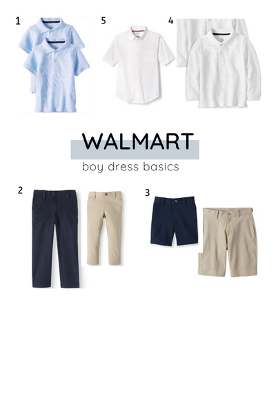 Walmart toddler boy basics