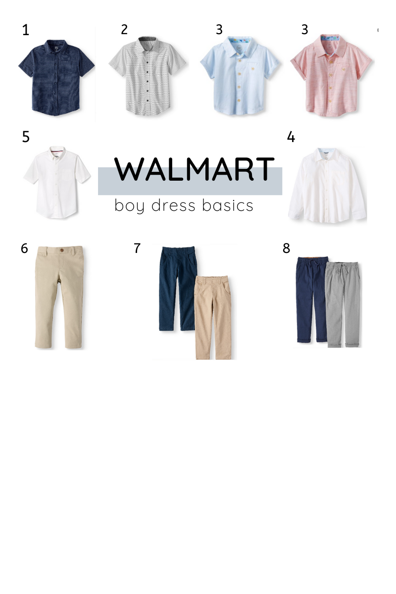 Walmart boys basics