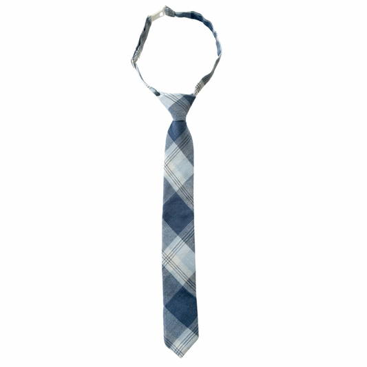 Kannon Plaid Boys Pre-Tied Tie