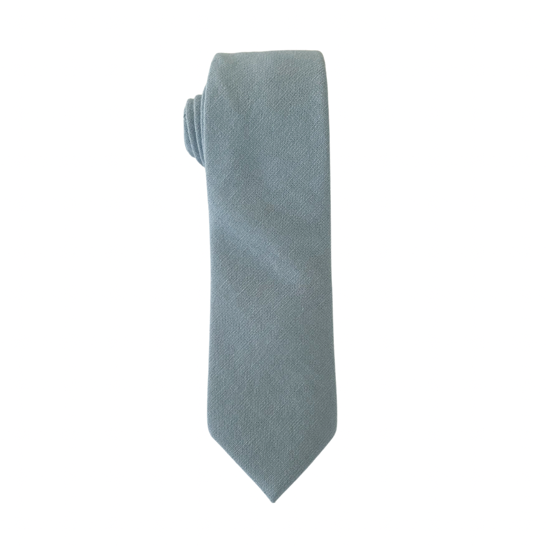Dusty Blue Boys Regular Tie