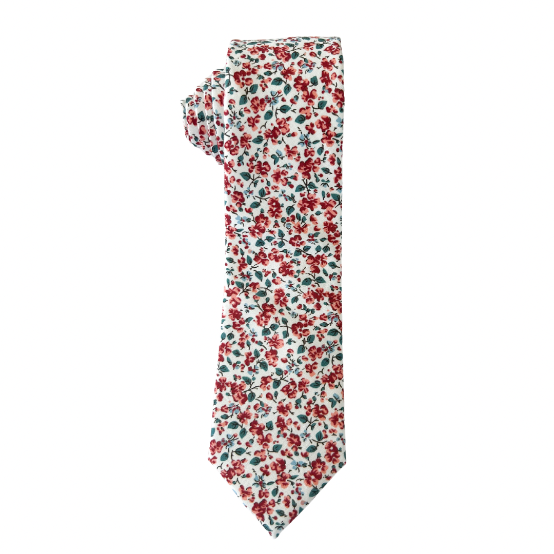 Brooks Floral Boys Regular Tie