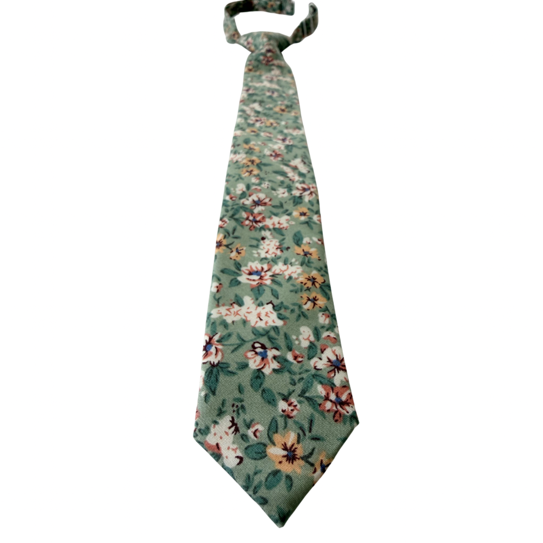Kai Floral Boys Pre-Tied Tie