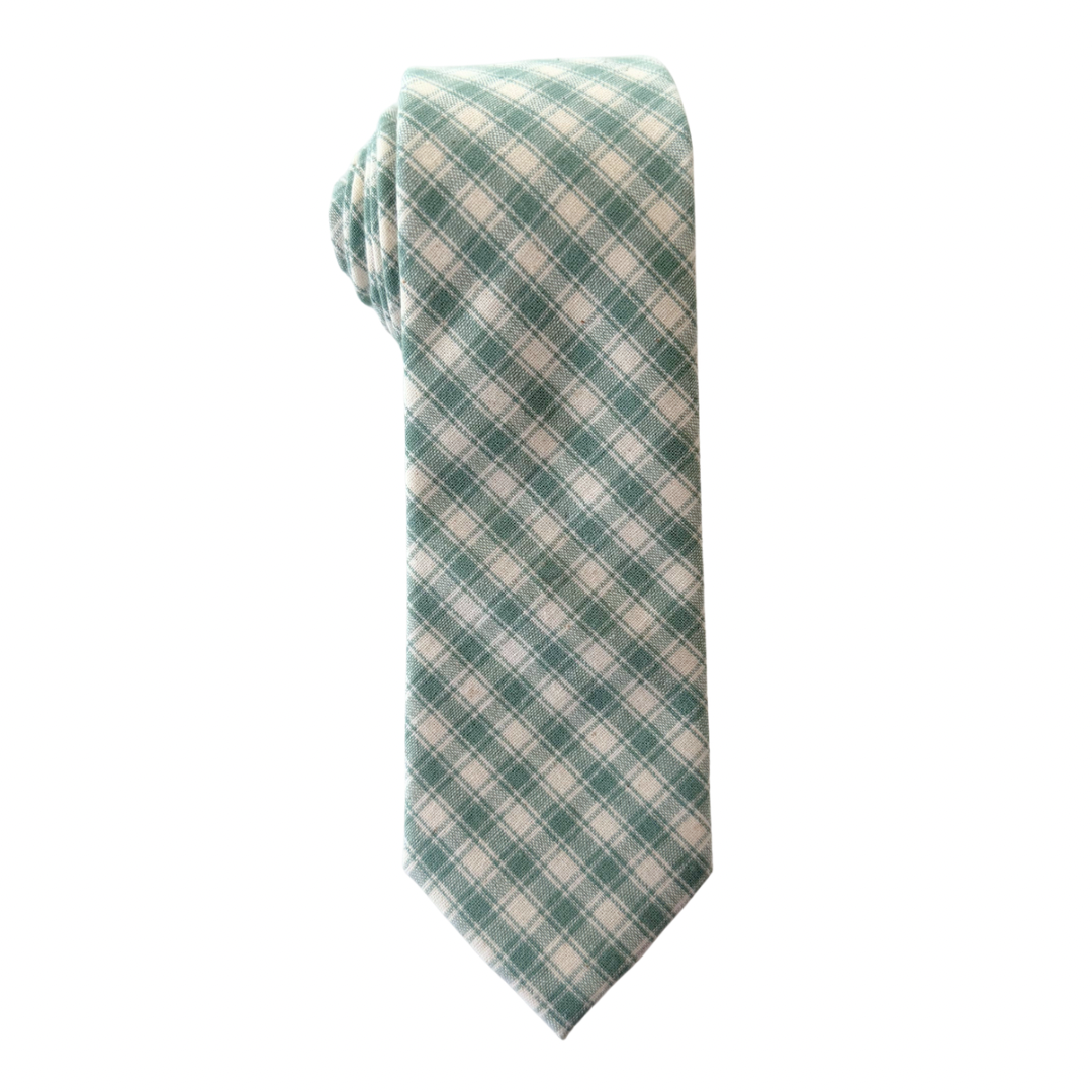 Finn Gingham Mens Tie