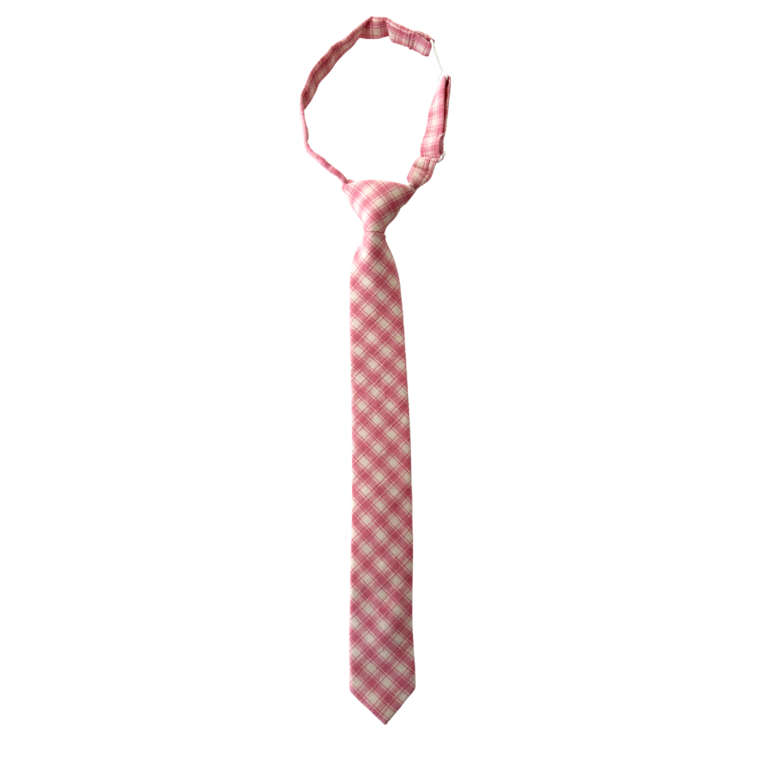Claire Gingham Boys Pre-Tied Tie