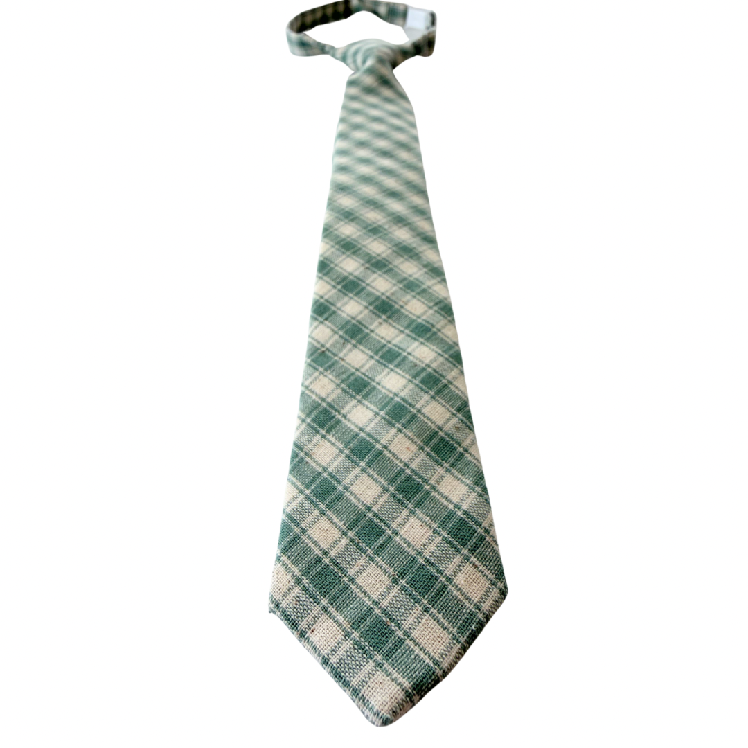 Finn Gingham Boys Pre-Tied Tie