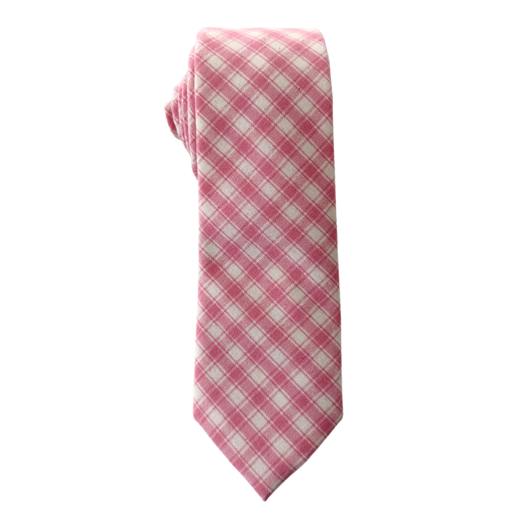 Claire Gingham Mens Tie