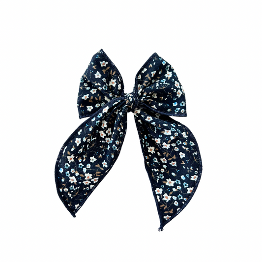 Hayes Floral Lovely Hair Bow Clip