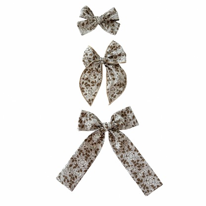 Wren Floral Petite Hair Bow