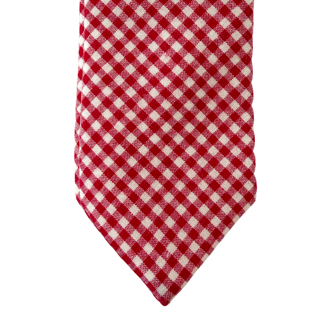 Ralphie Red Gingham Mens Tie