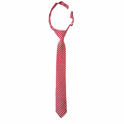 Ralphie Red Gingham Boys Pre-Tied Tie