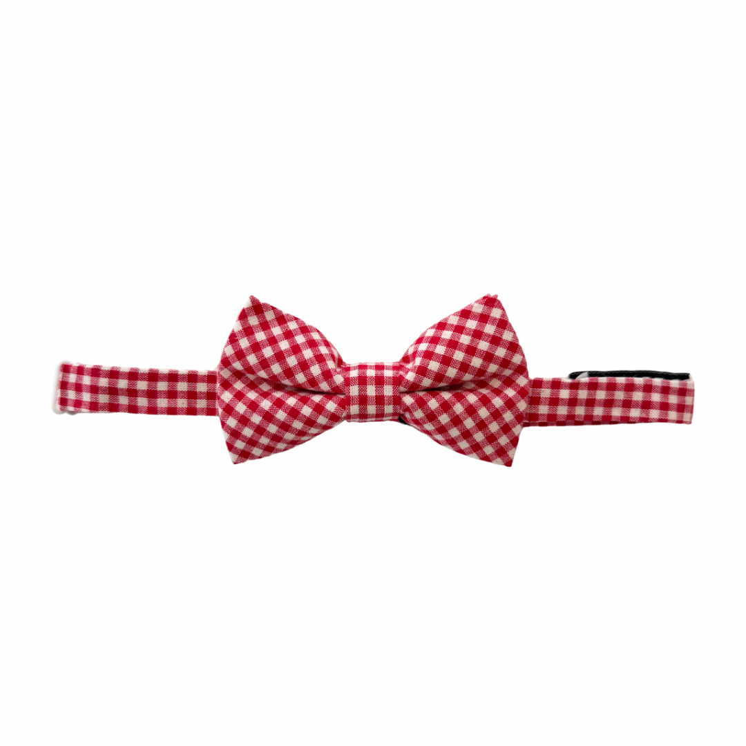 Ralphie Red Gingham Boys Bow Tie
