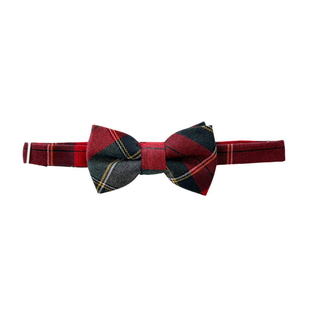 Kevin Plaid Boys Bow Tie
