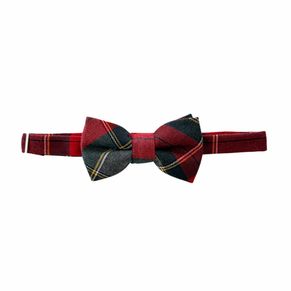 Kevin Plaid Boys Bow Tie