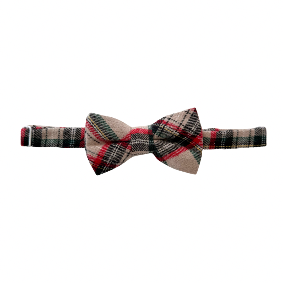 Dasher Plaid Boys Bow Tie
