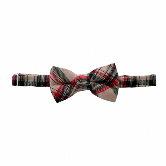 Dasher Plaid Boys Bow Tie