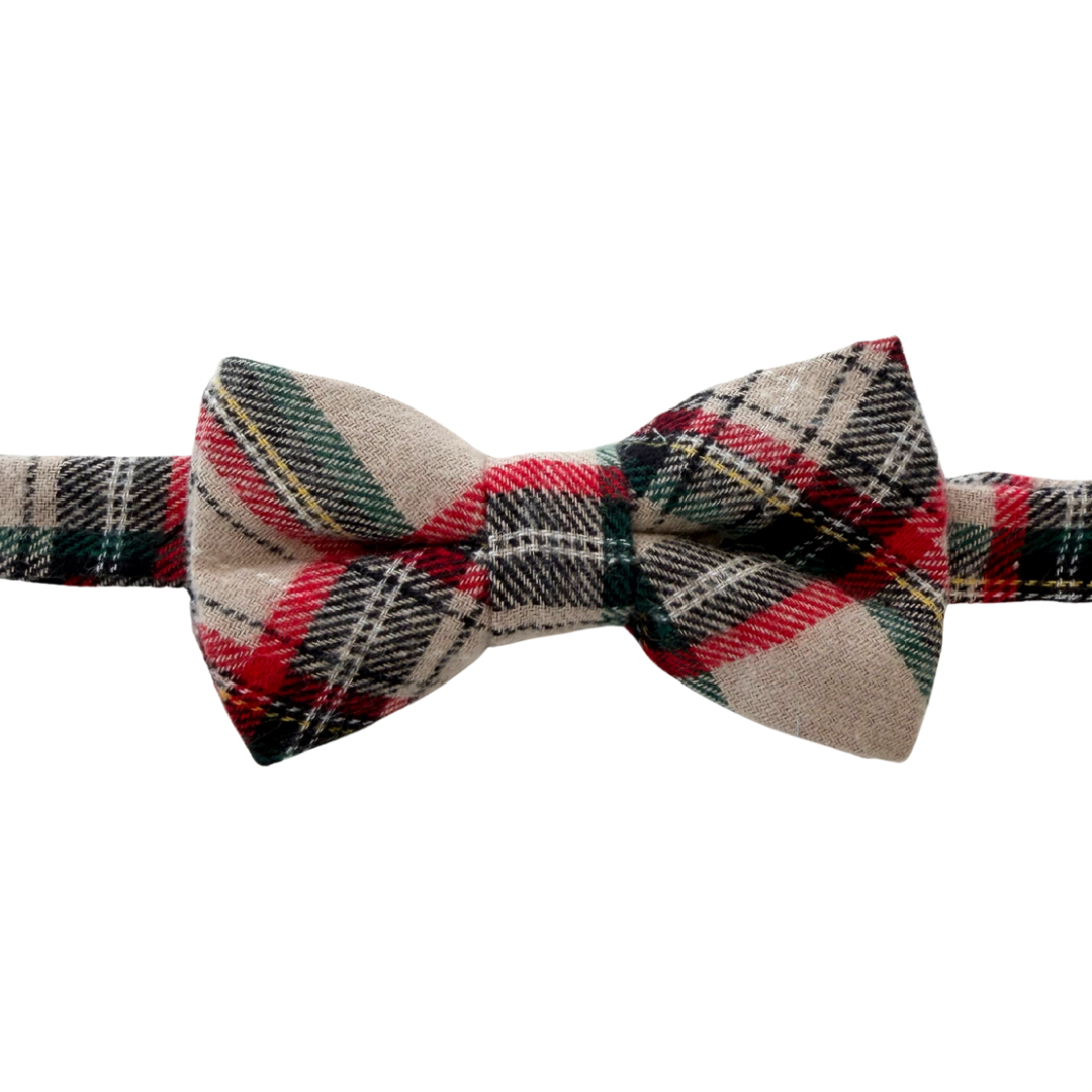 Dasher Plaid Boys Bow Tie