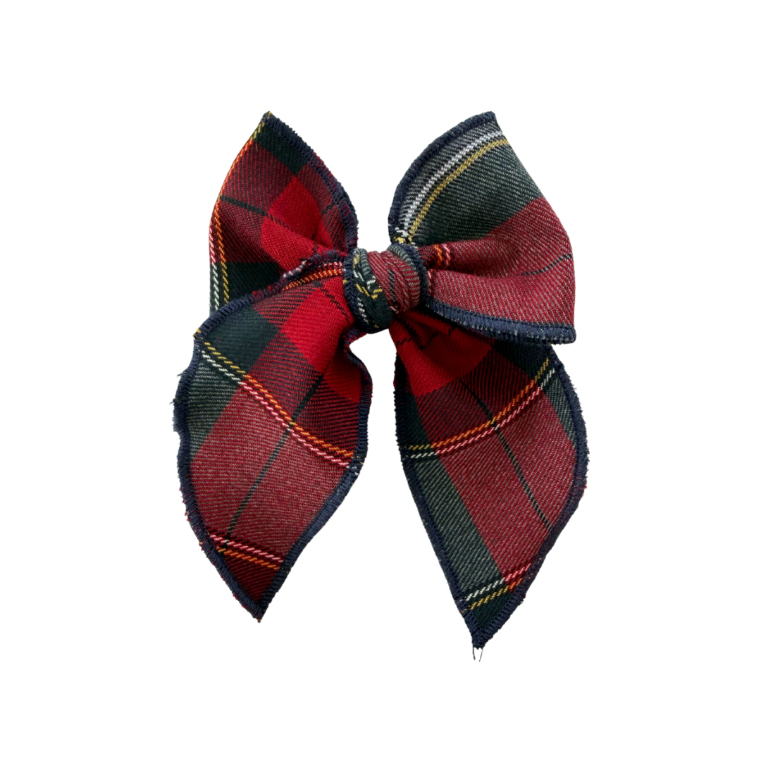Kevin Plaid Lovely Hair Bow Clip