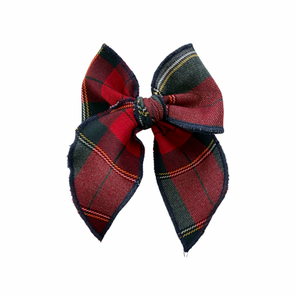 Kevin Plaid Lovely Hair Bow Clip