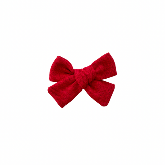 Nicholas Red Petite Hair Bow