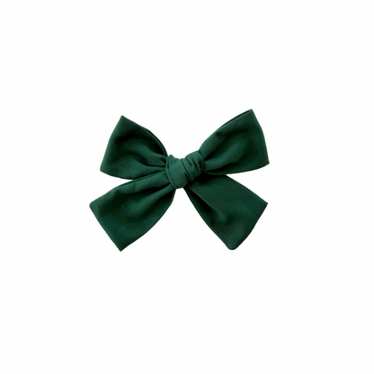 Evergreen Petite Hair Bow